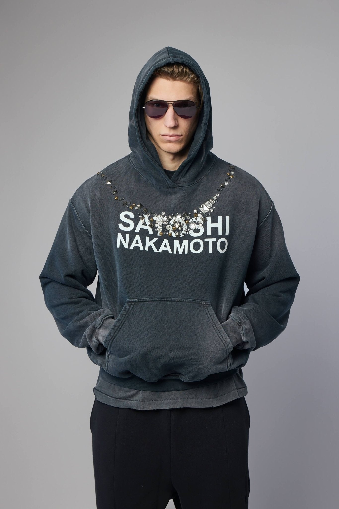 Satoshi Nakamoto - Satoshi Ice Hoodie - LABELS