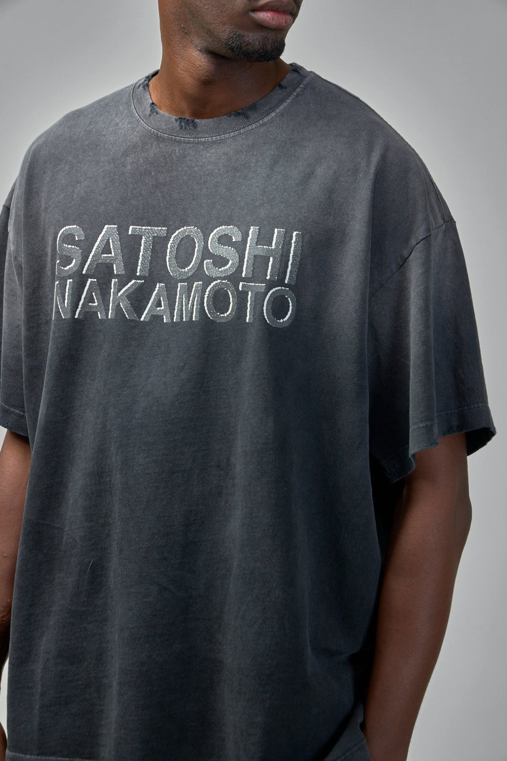 Satoshi Nakamoto - Shadow Logo Tee - LABELS