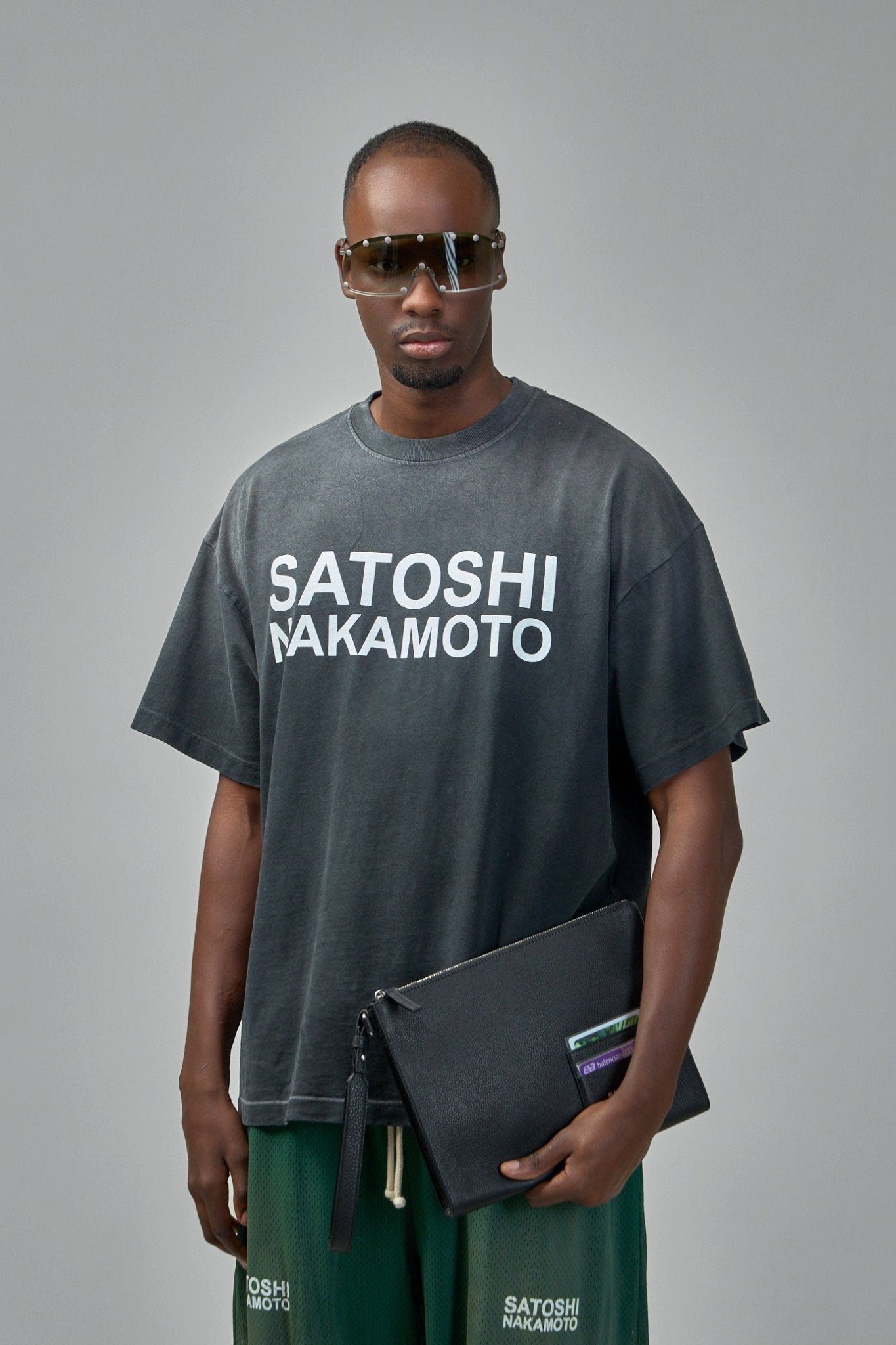 Satoshi Nakamoto - Stencil Logo Tee - LABELS