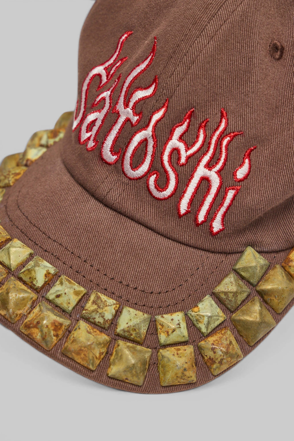 Satoshi Nakamoto - Studded Flame Cap - LABELS