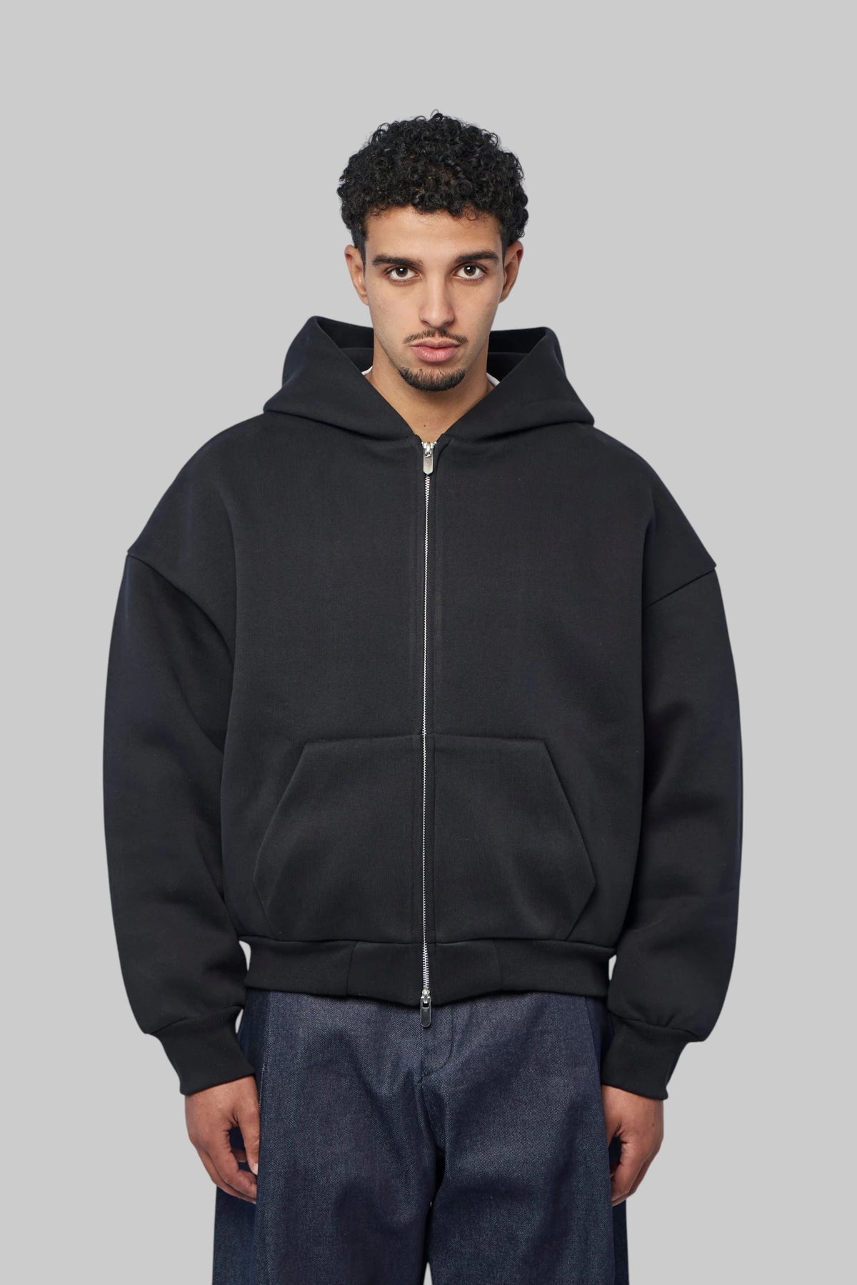 Seventh - Knitted Mens Hooded Zipped Sweater - LABELS