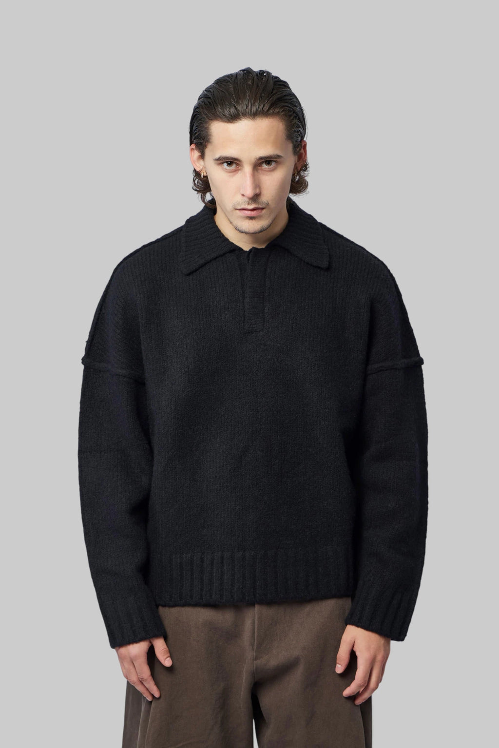Seventh - Knitted Mens Polo - LABELS