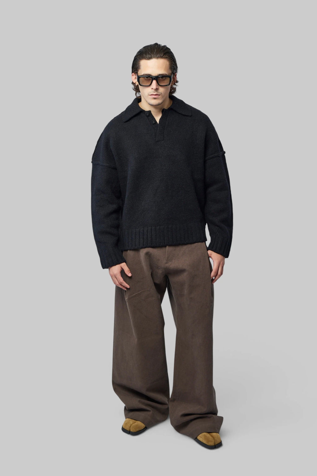 Seventh - Knitted Mens Polo - LABELS