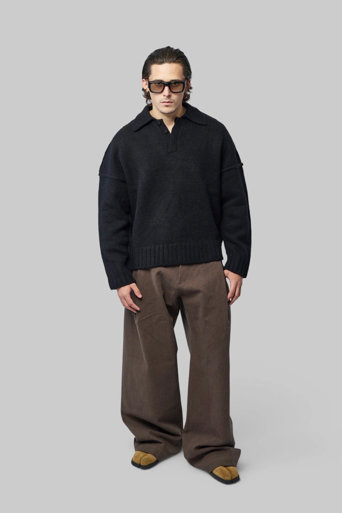 Seventh - Knitted Mens Polo - LABELS