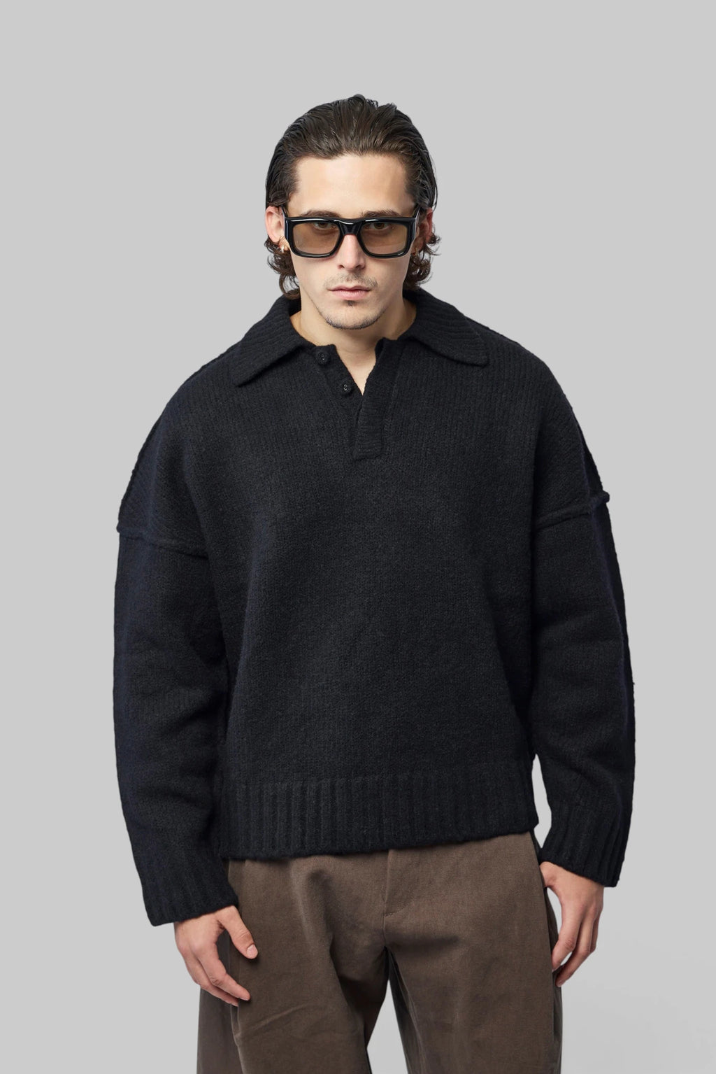 Seventh - Knitted Mens Polo - LABELS