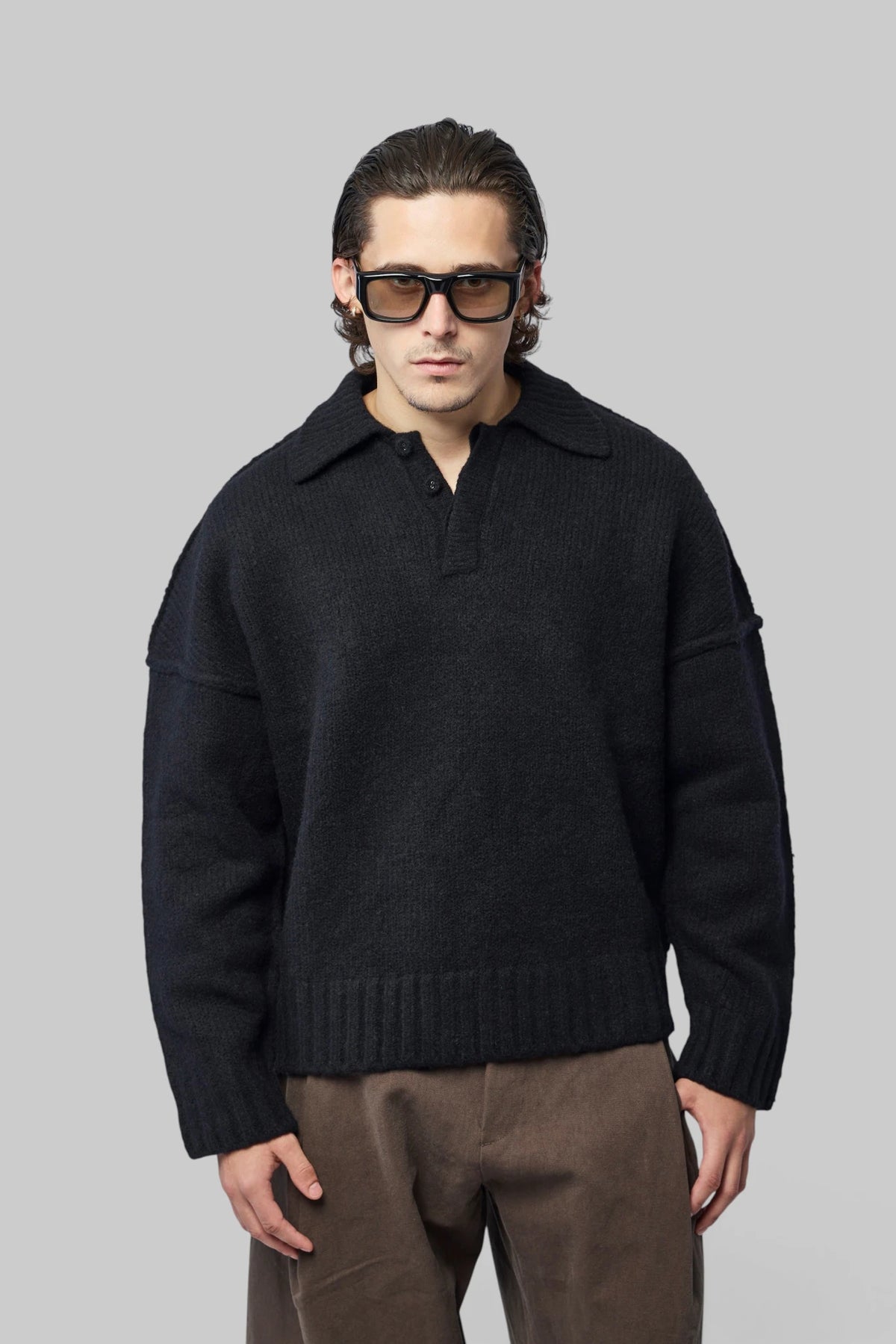 Seventh - Knitted Mens Polo - LABELS