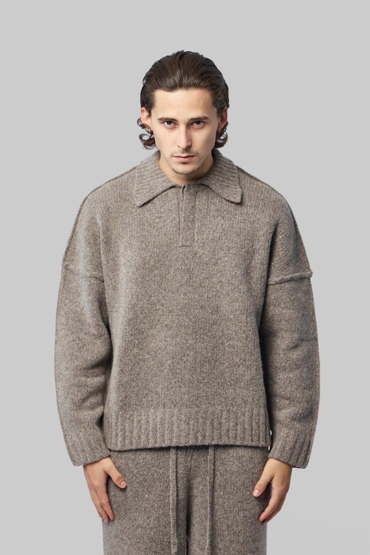 Seventh - Knitted Mens Polo - LABELS