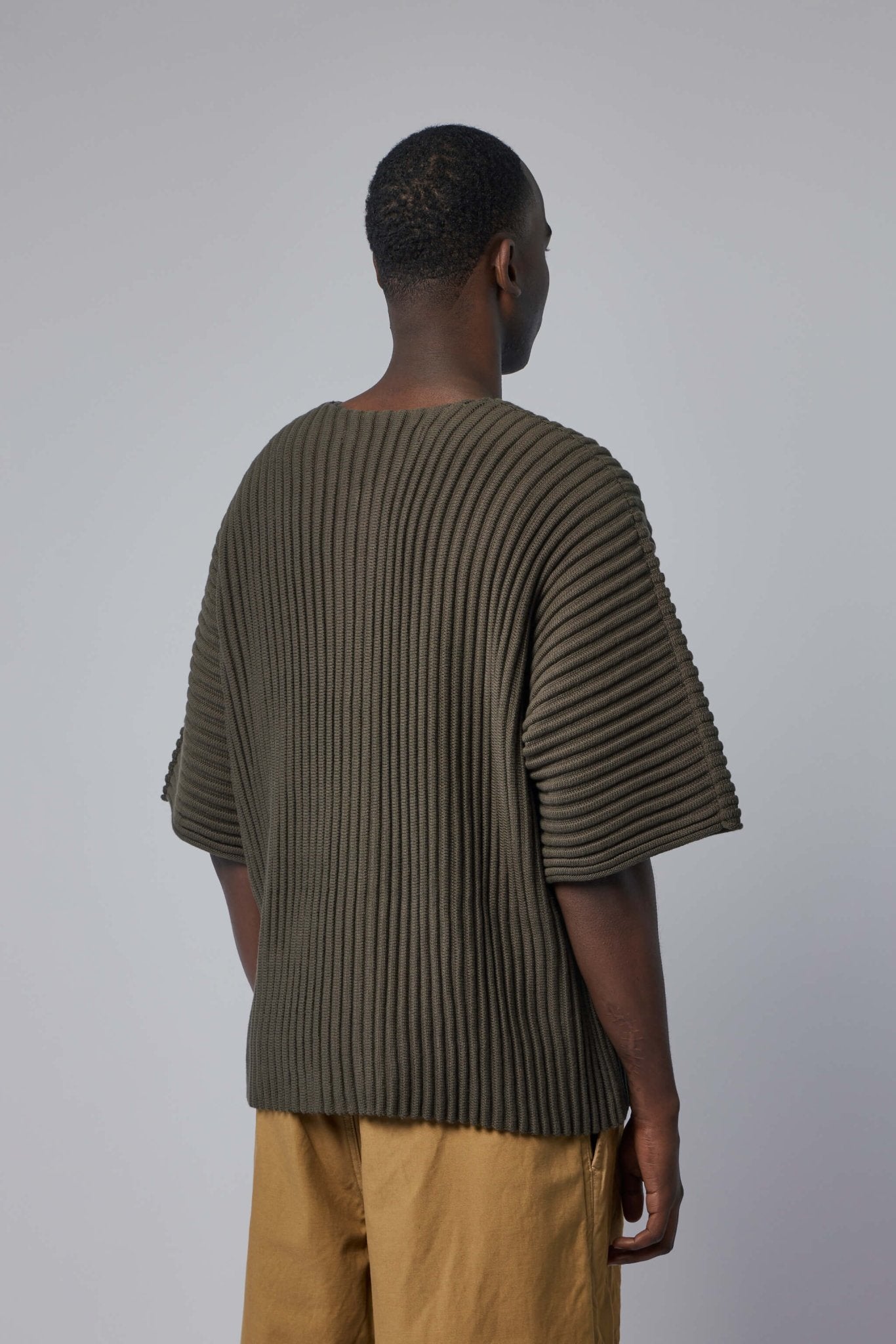 Ribbed Knit Kimono Top – LABELS