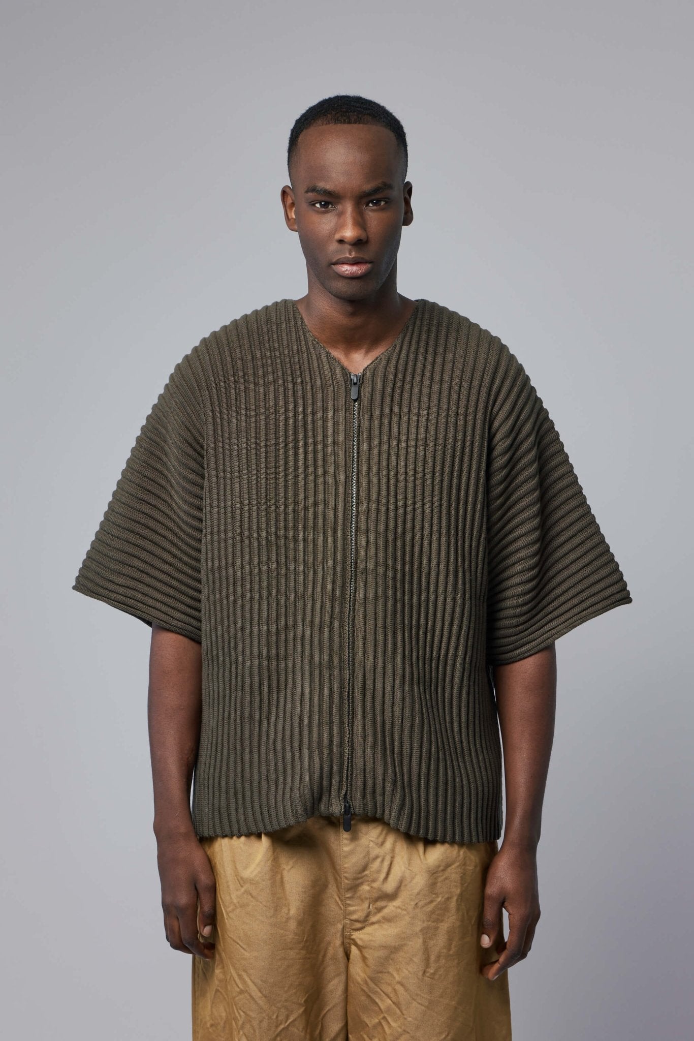Ribbed Knit Kimono Top – LABELS