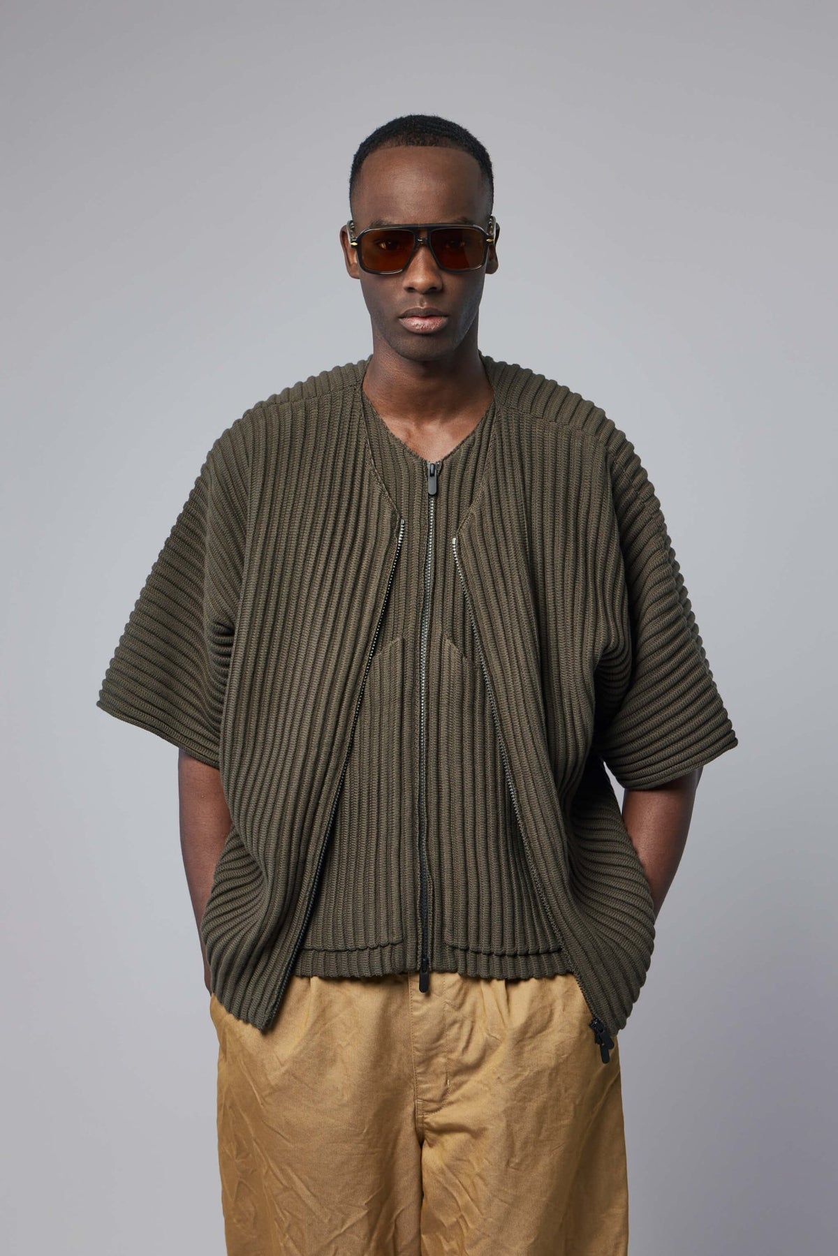 Rib Knit Kimono Top – LABELS