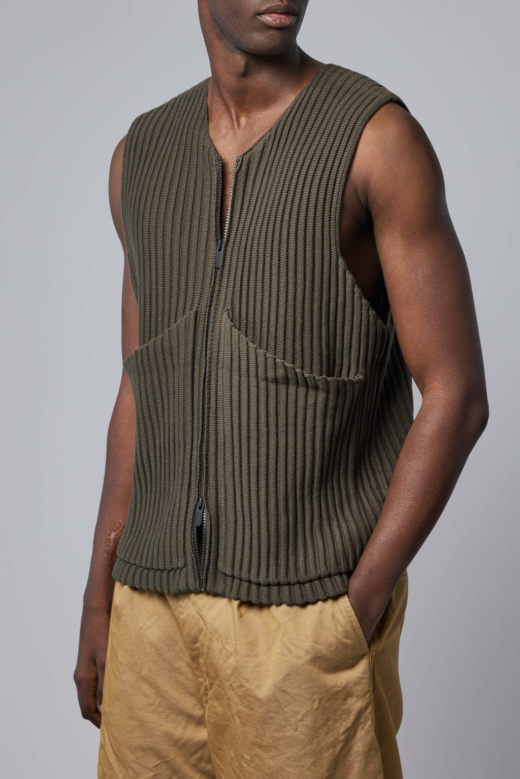 Seventh - Rib Knit Utility Vest - LABELS