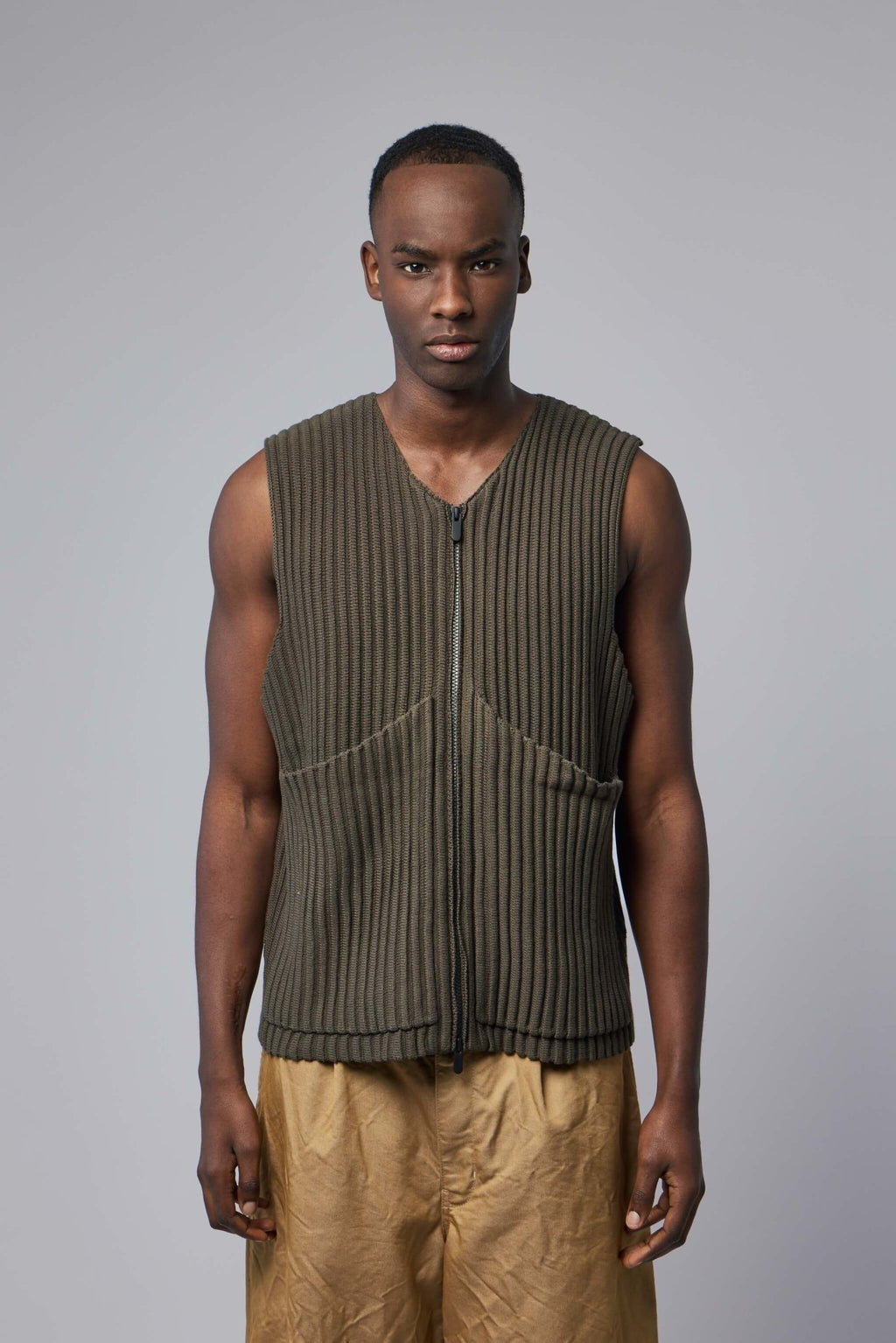 Seventh - Rib Knit Utility Vest - LABELS