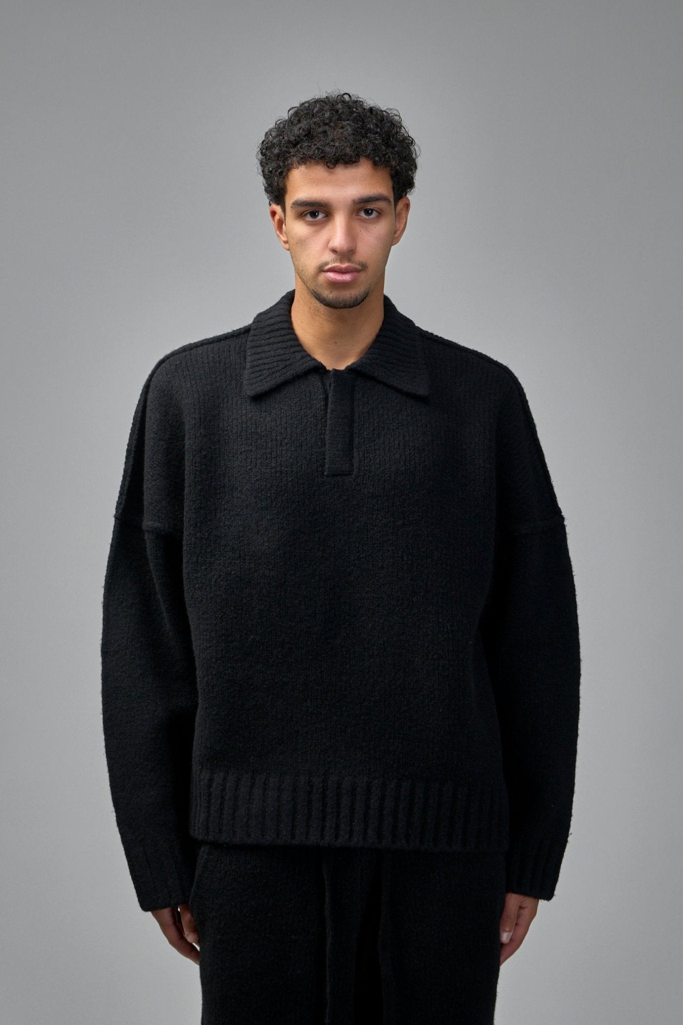 Seventh - Wool Knit Polo Sweater - LABELS