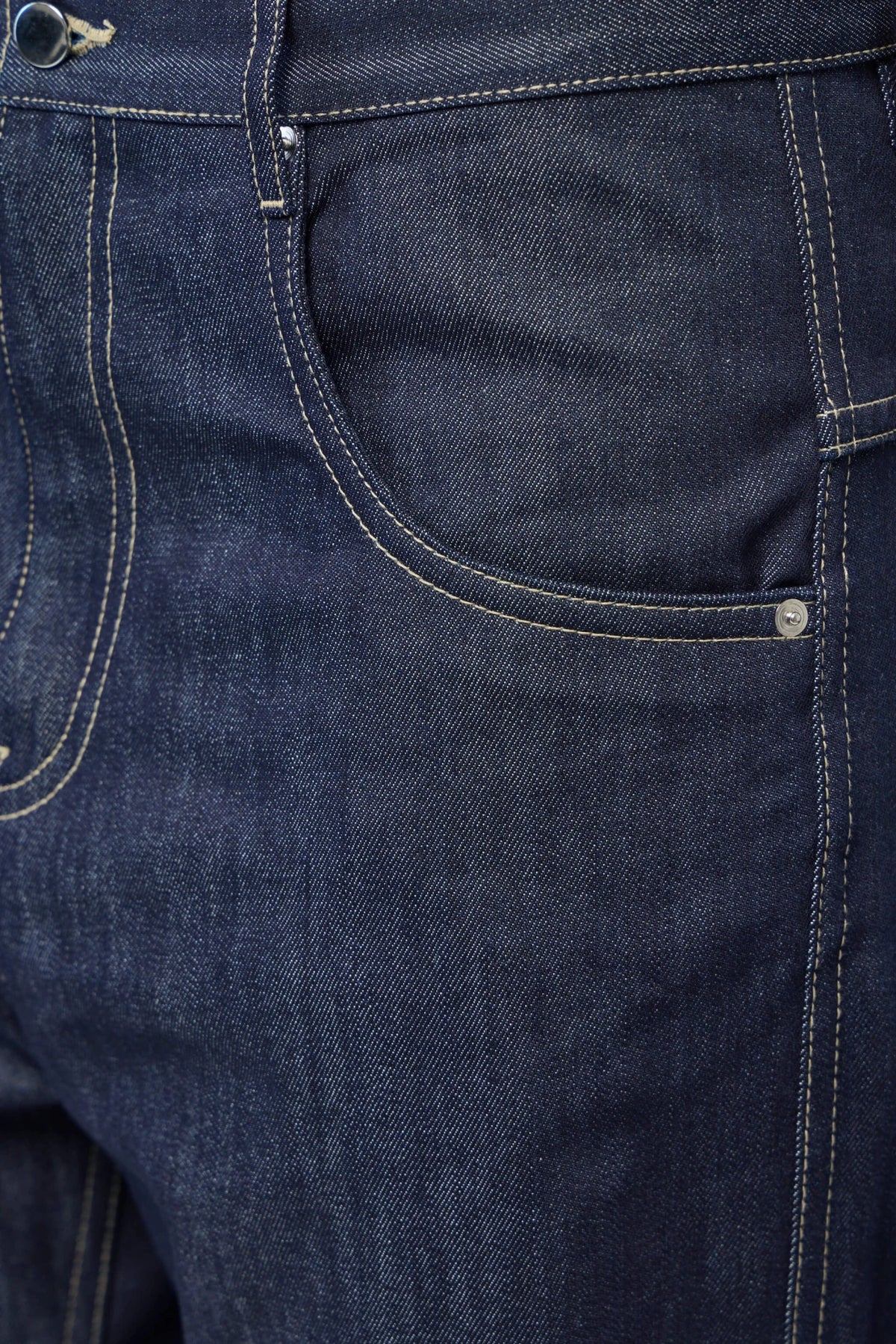 Back view highlighting the wide-leg silhouette
