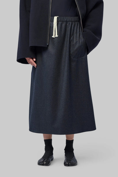 A-line Skirt With Side Pocket