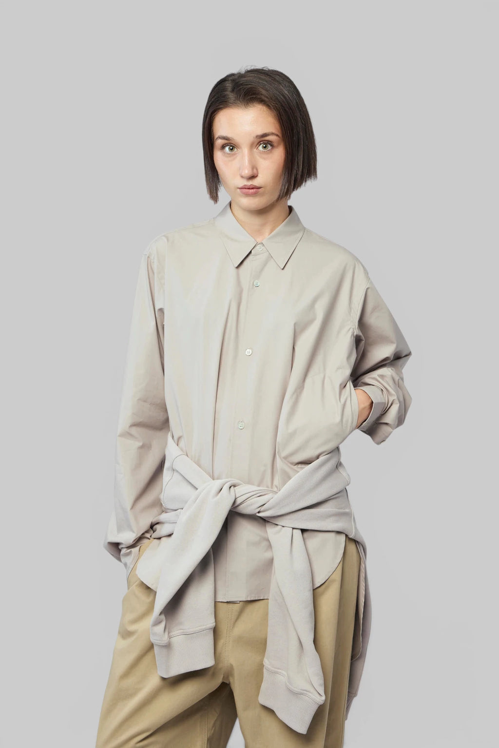 Sofie D'Hoore - Asymmetrical Long Sleeve Button Down Shirt - LABELS