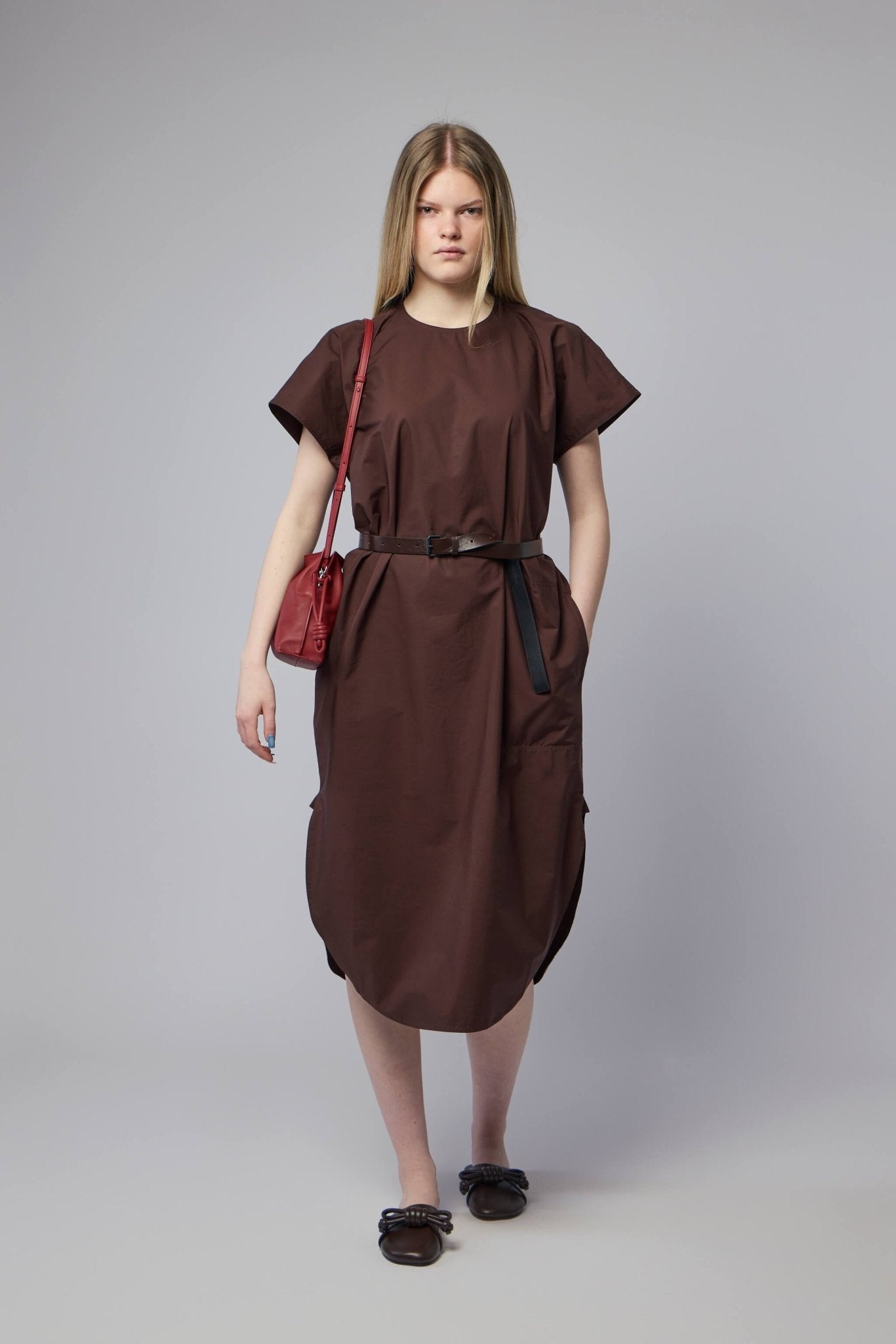 curved hem midi dress Sofie D'Hoore Midi Dresses