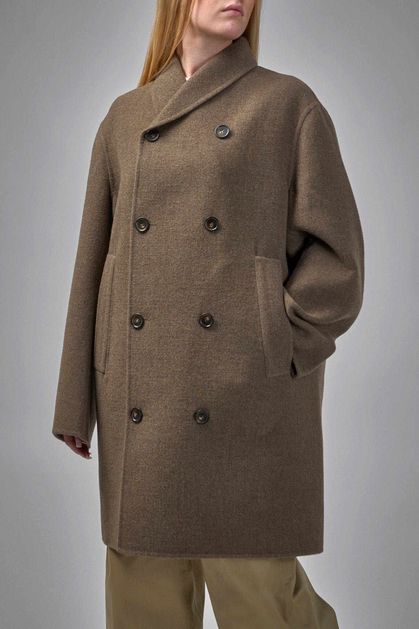 Sofie D'Hoore - Cross Wolk Caban with Shawl Collar - LABELS