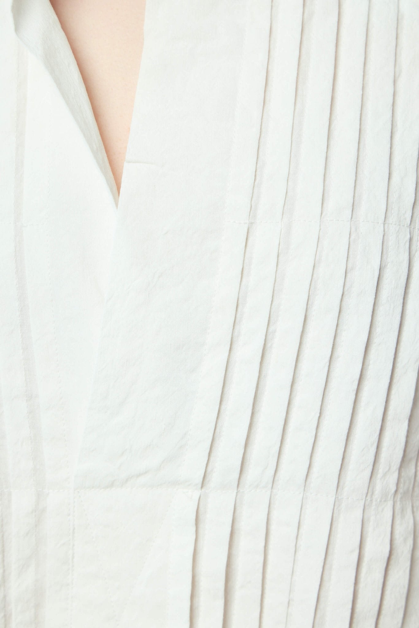 Sofie D'Hoore - Long Sleeve Dress With Pleated Chest - LABELS