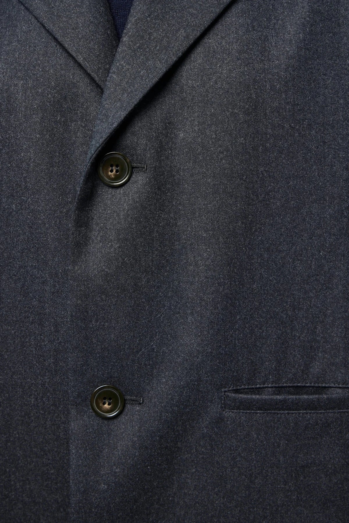 Back view of textured wool blazer by Sofie D'Hoore