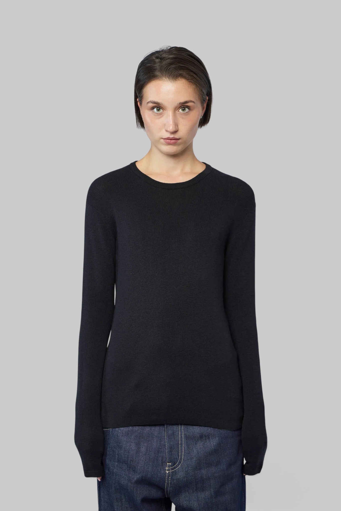 Sofie D'Hoore - Rib Pullover C-neck Long Sleeves - LABELS
