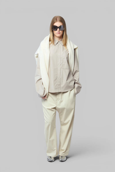 Short Button Down Shirt W Breastpocket