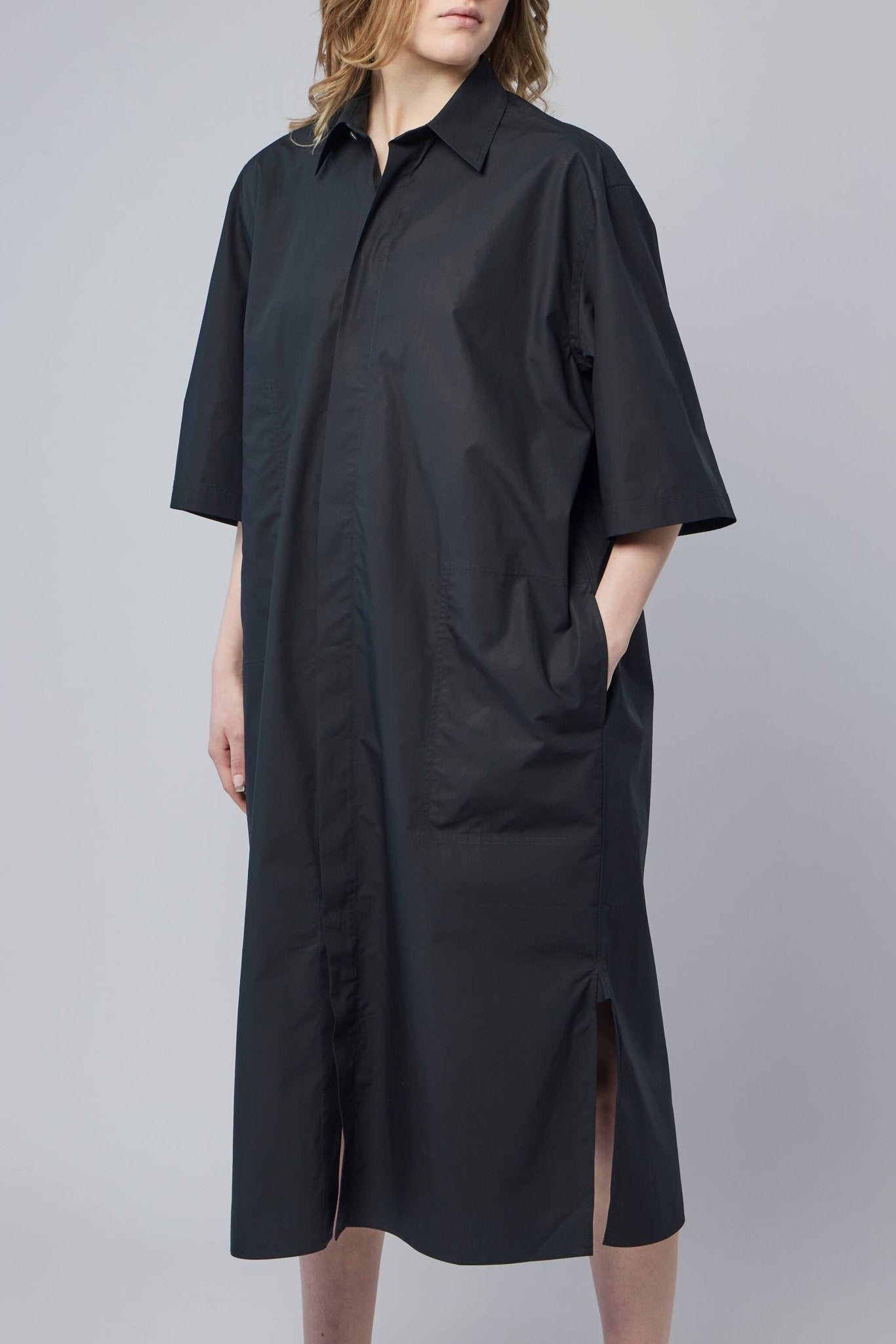 Sofie D'Hoore - Short Sleeve Shirt Dress With Pockets - LABELS