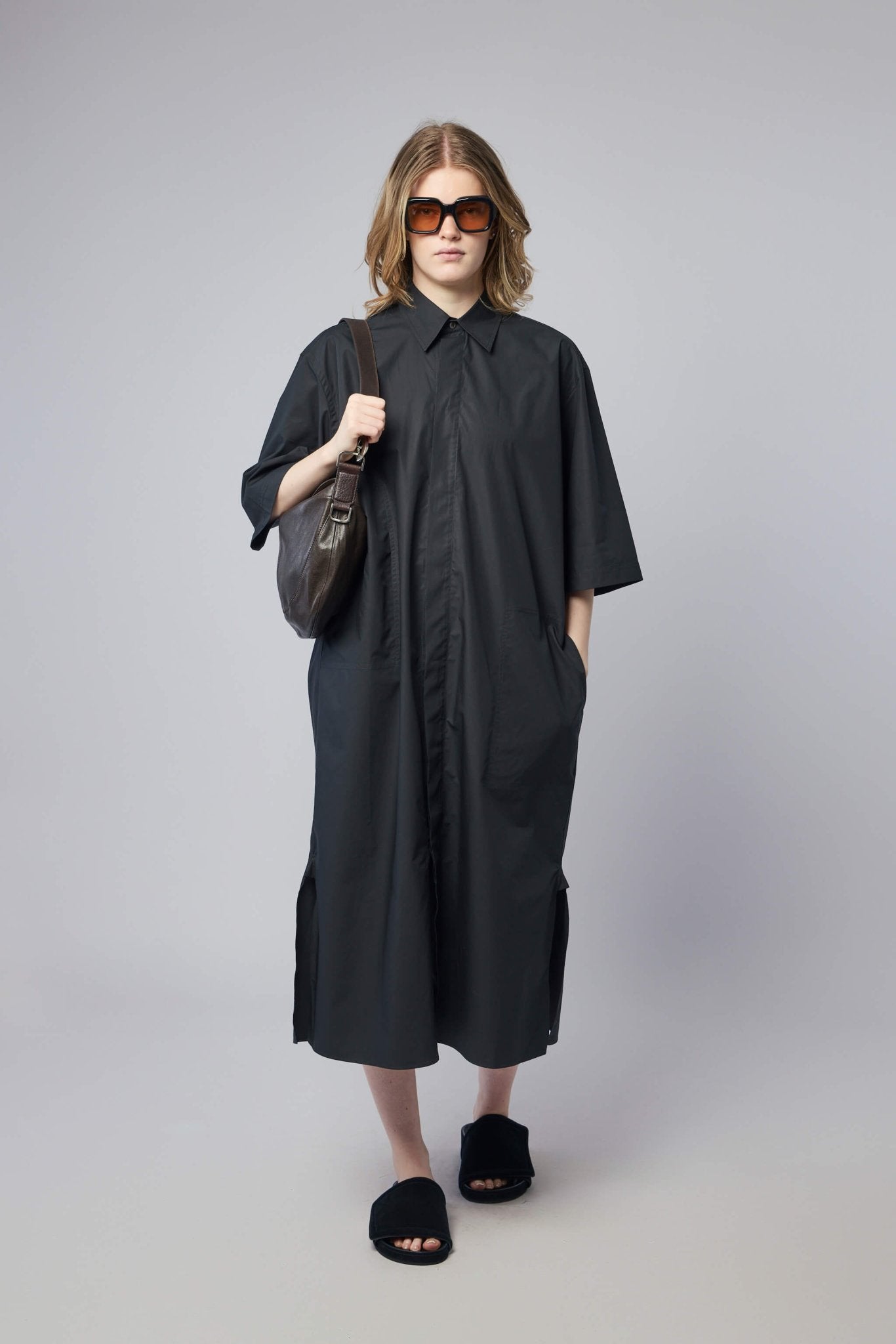 Sofie D'Hoore - Short Sleeve Shirt Dress With Pockets - LABELS
