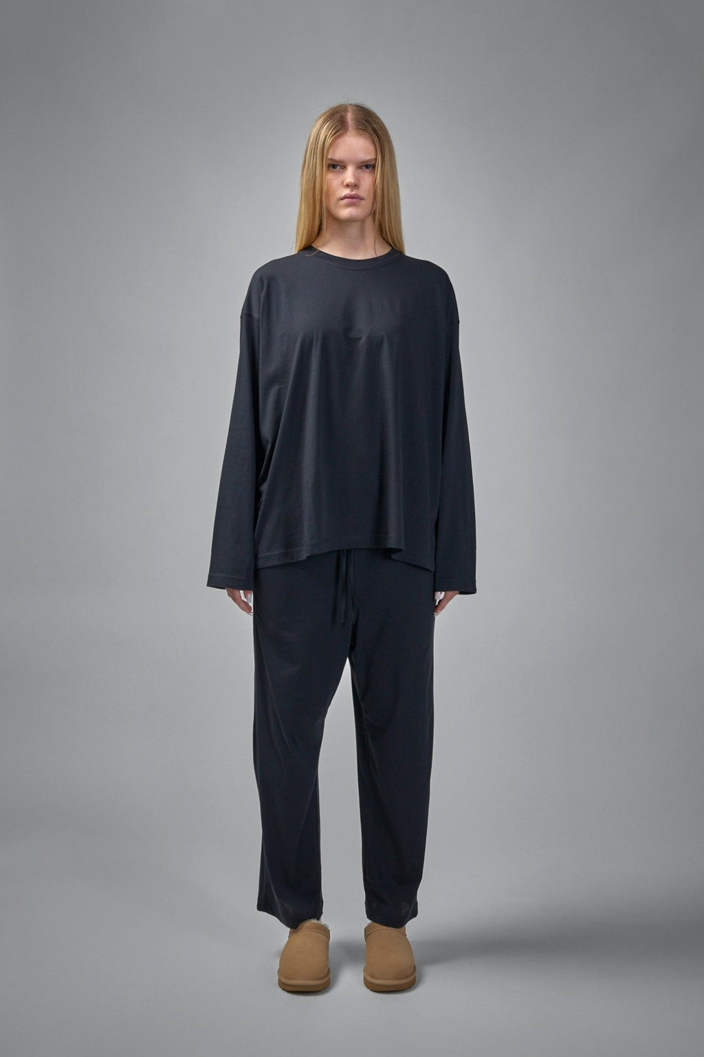 Sofie D'Hoore - Tahoe Long Sleeve C - Neck Pajama in Fine Jersey Knit - LABELS