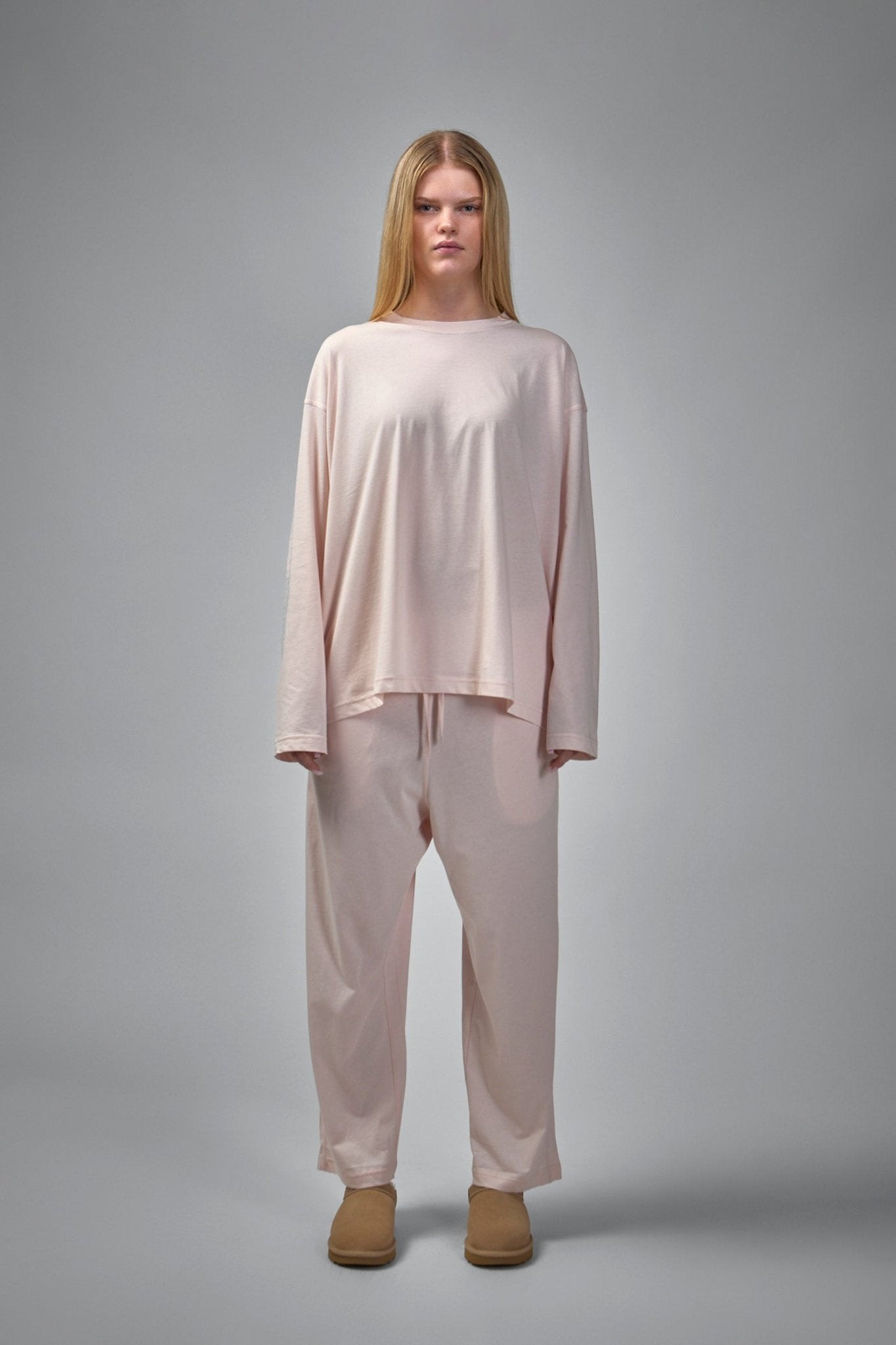 Sofie D'Hoore - Tahoe Long Sleeve C - Neck Pajama in Fine Jersey Knit - LABELS