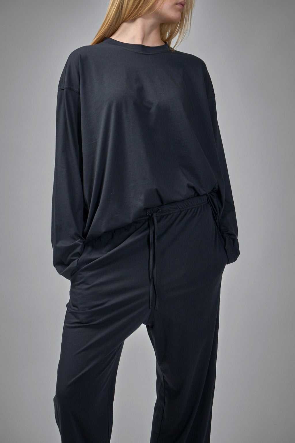 Sofie D'Hoore - Tahoe Long Sleeve C - Neck Pajama in Fine Jersey Knit - LABELS