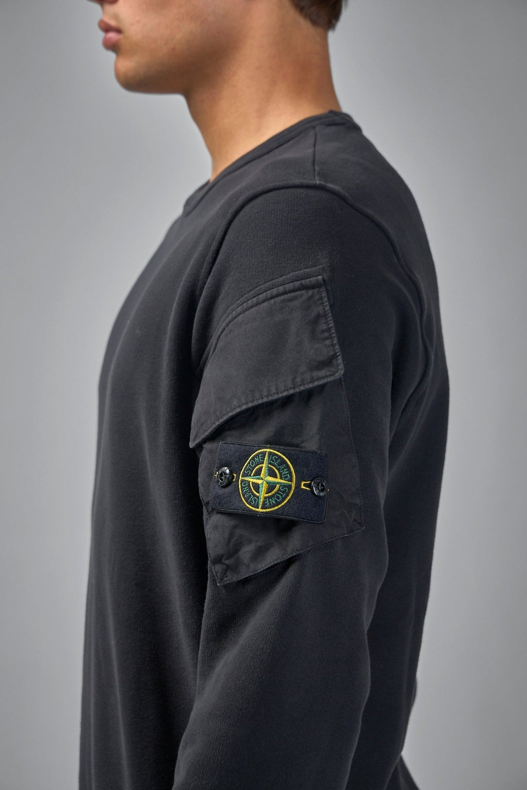 Stone Island - Crewneck Sweater with Pockets - LABELS