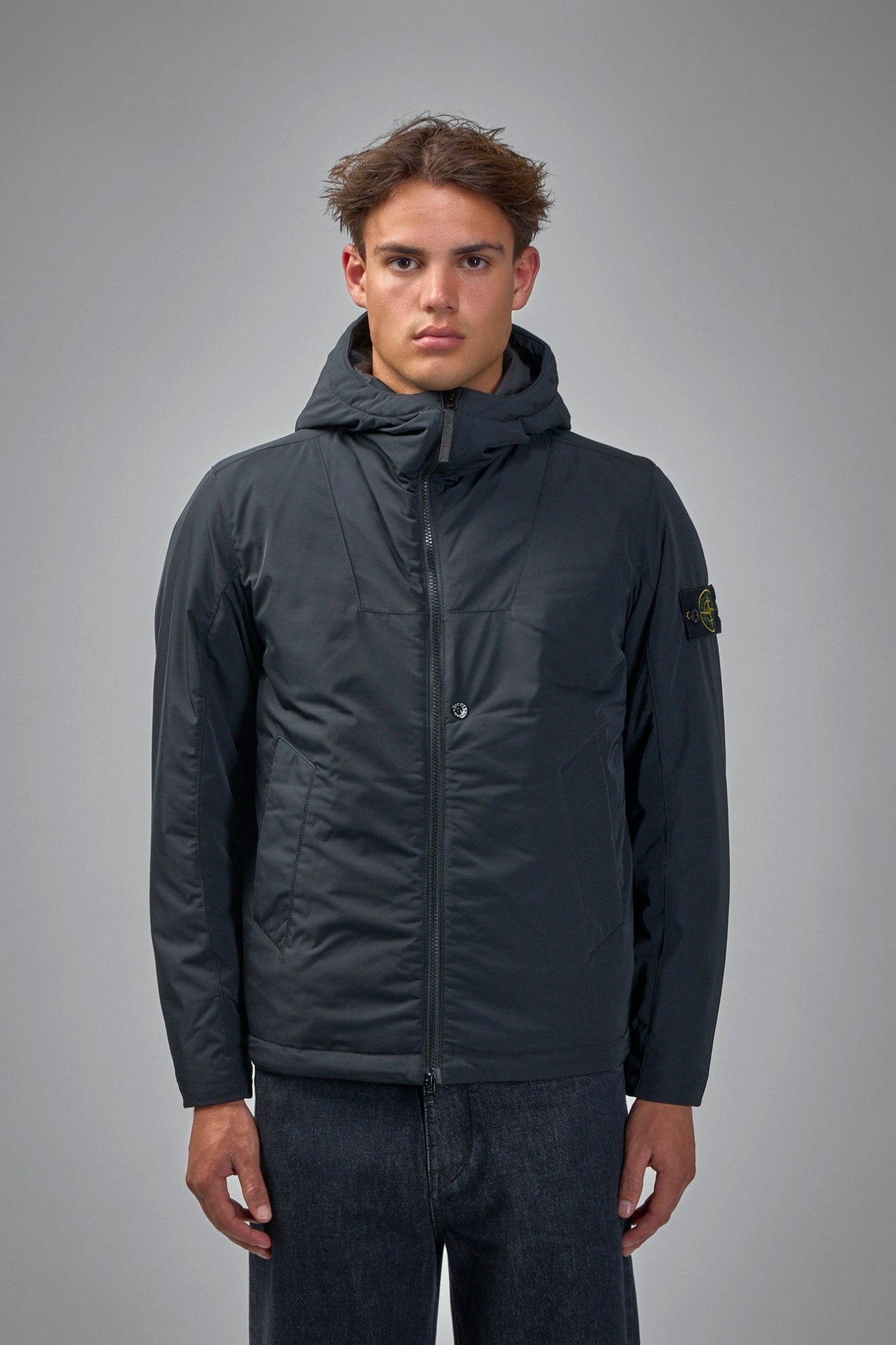 Stone Island - Crickle Reps Hooded Down Jacket - LABELS