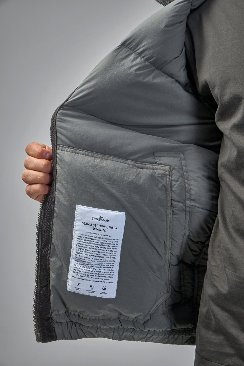 Stone Island - Crickle Reps Hooded Down Jacket - LABELS
