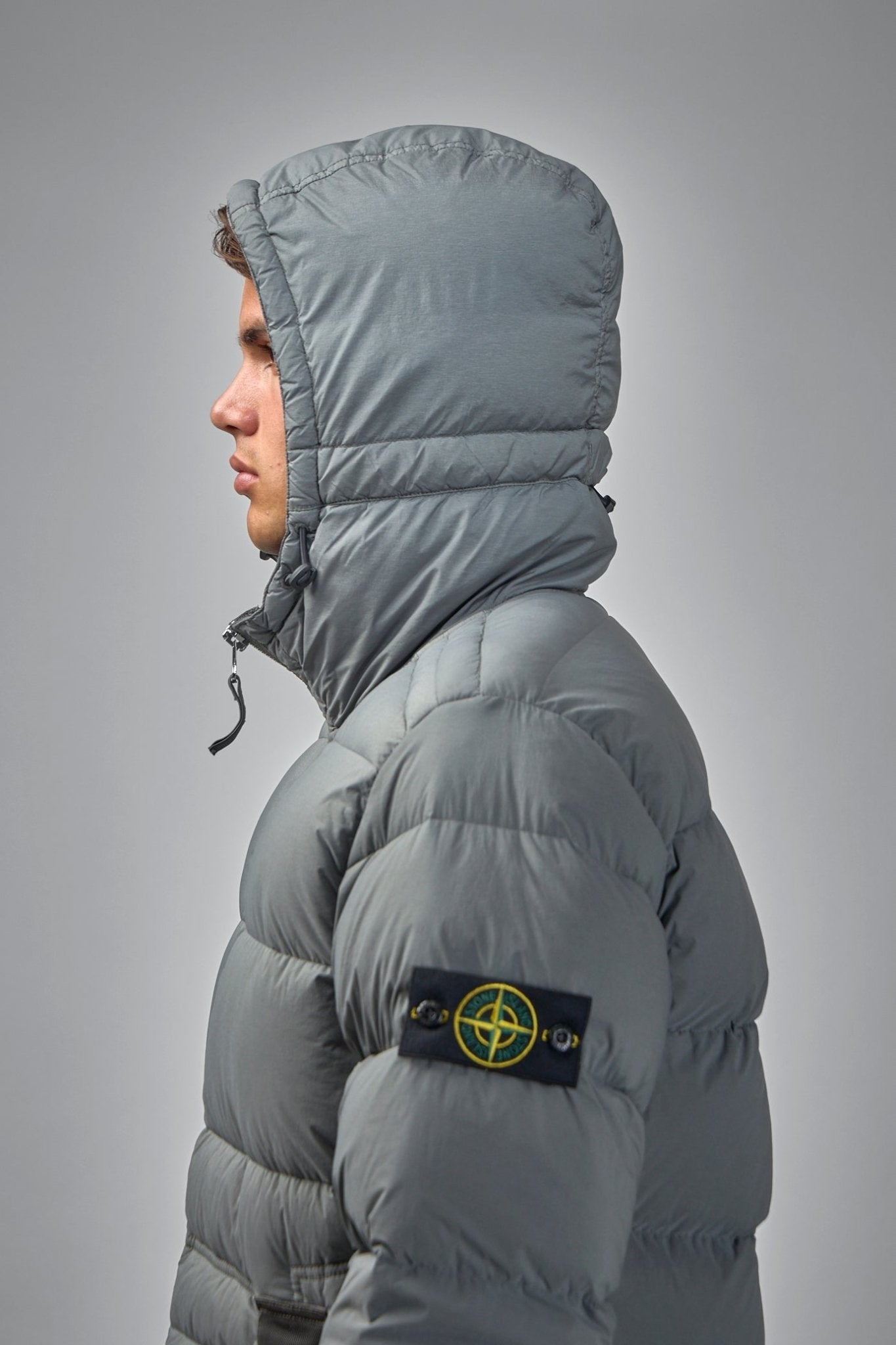 Stone Island - Crickle Reps Hooded Down Jacket - LABELS