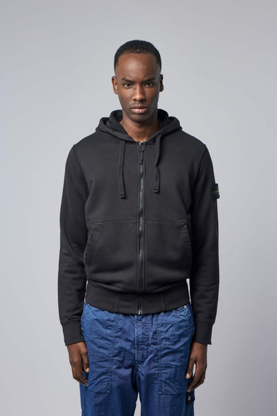 Regular Fit Zipper-up Hooded Sweatshirt
