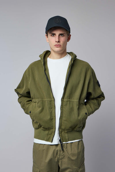 Oversized Fit Zip-up Hooded Jacket