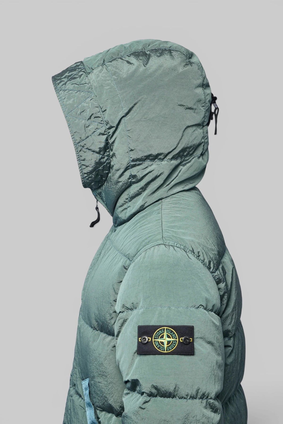 Stone Island Down jacket full length side profile