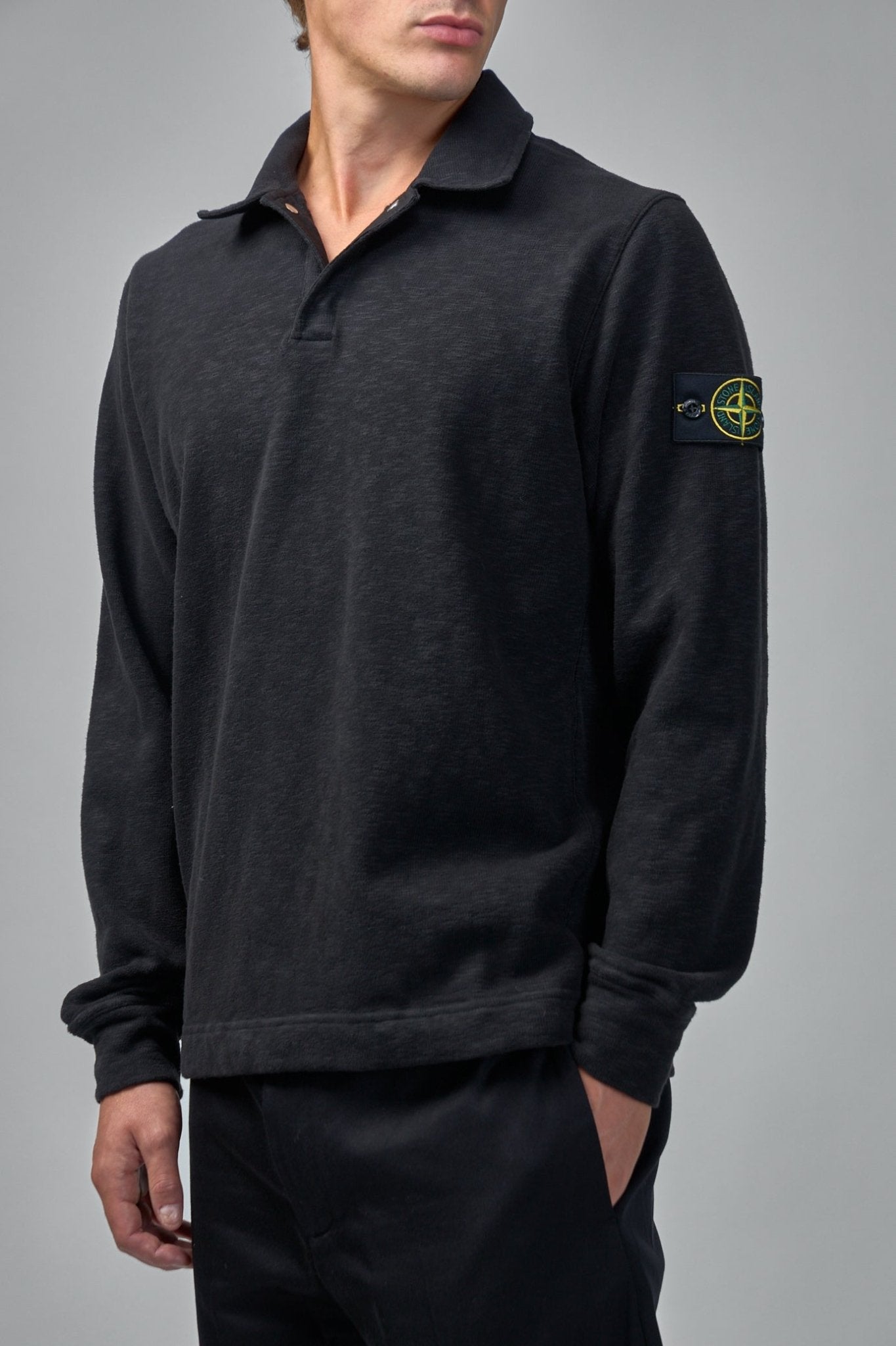 Stone Island - Long Sleeve Polo Shirt - LABELS