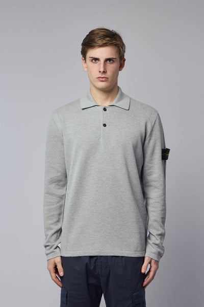 Loose Fit Long Sleeve Polo