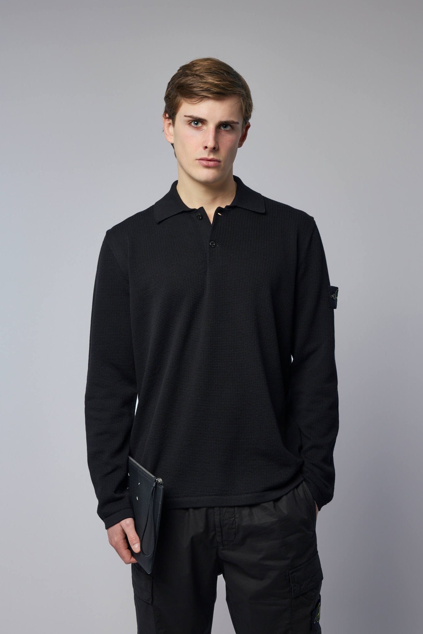 Stone Island Sweaters - Ls Polo Textured Knit – LABELS