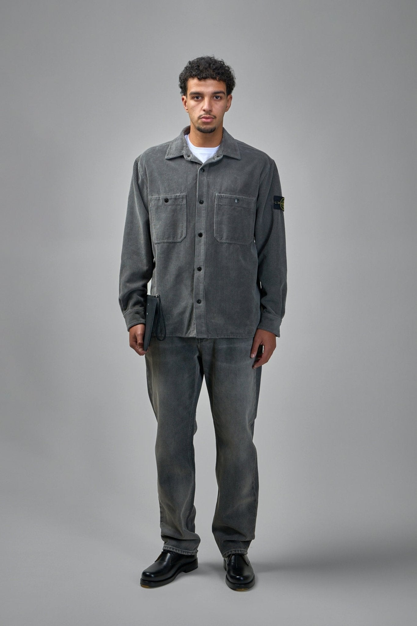 Stone Island - Organic Cotton Corduroy Overshirt - LABELS