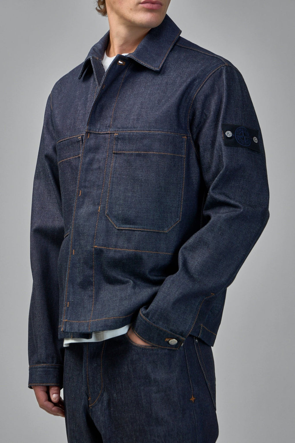 Stone Island - Raw Denim Jacket - LABELS