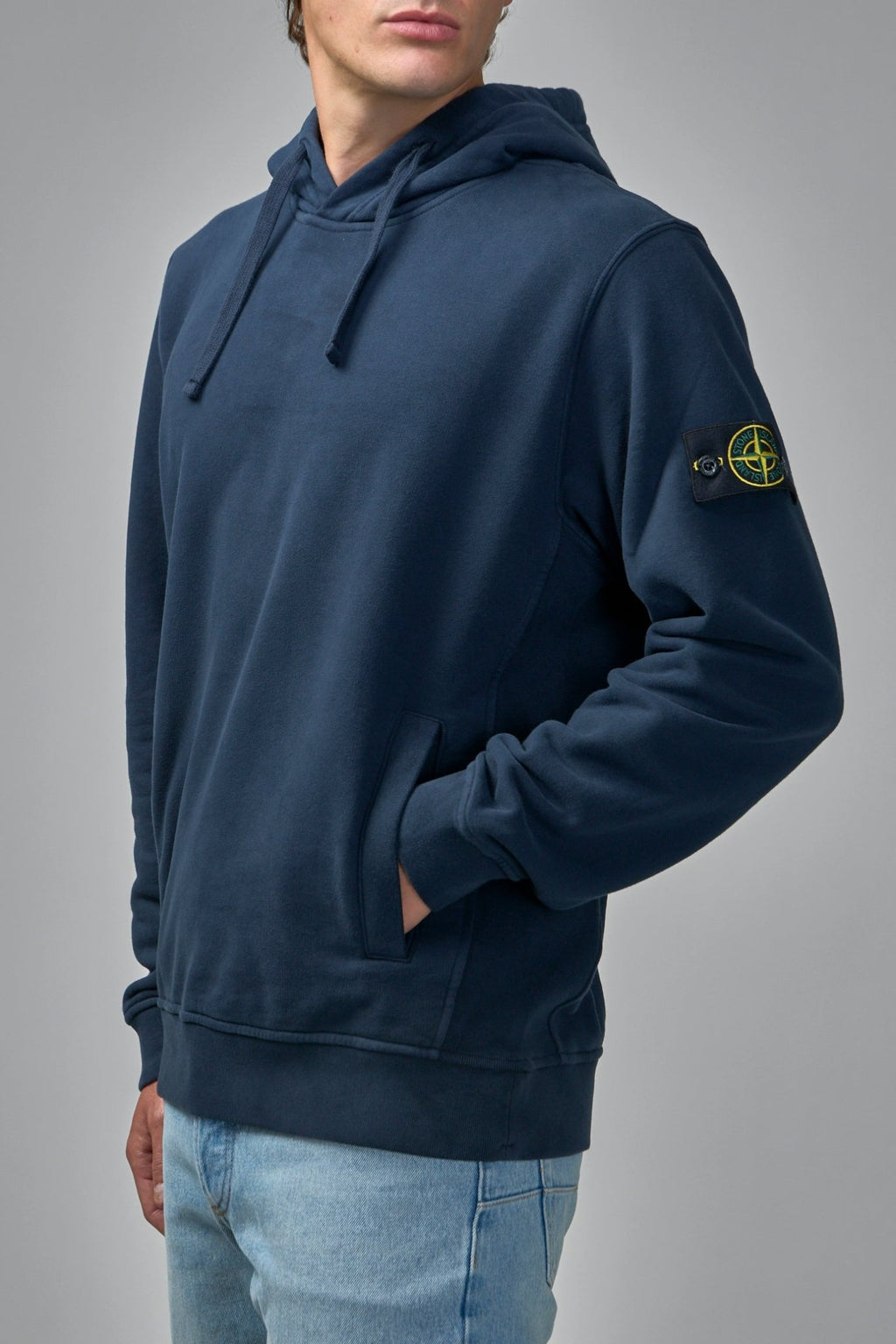 Stone Island - Regular Fit Hooded Sweatshirt with Pouch Pocket - LABELS