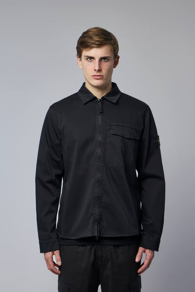 Zip-Up Jacket with Chest Pocket
