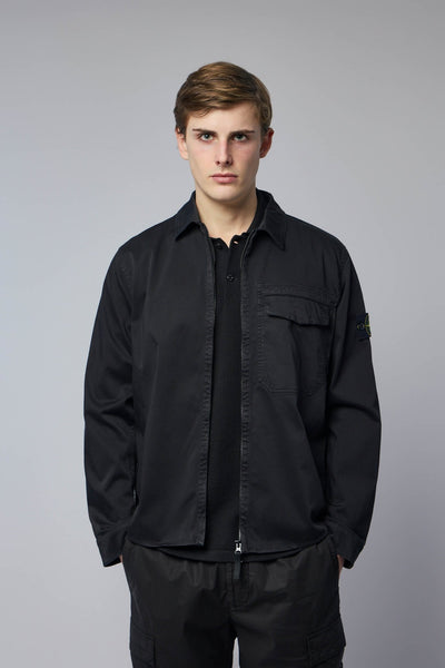 Zip-Up Jacket with Chest Pocket
