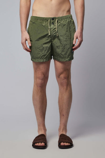 Textured Cotton Shorts