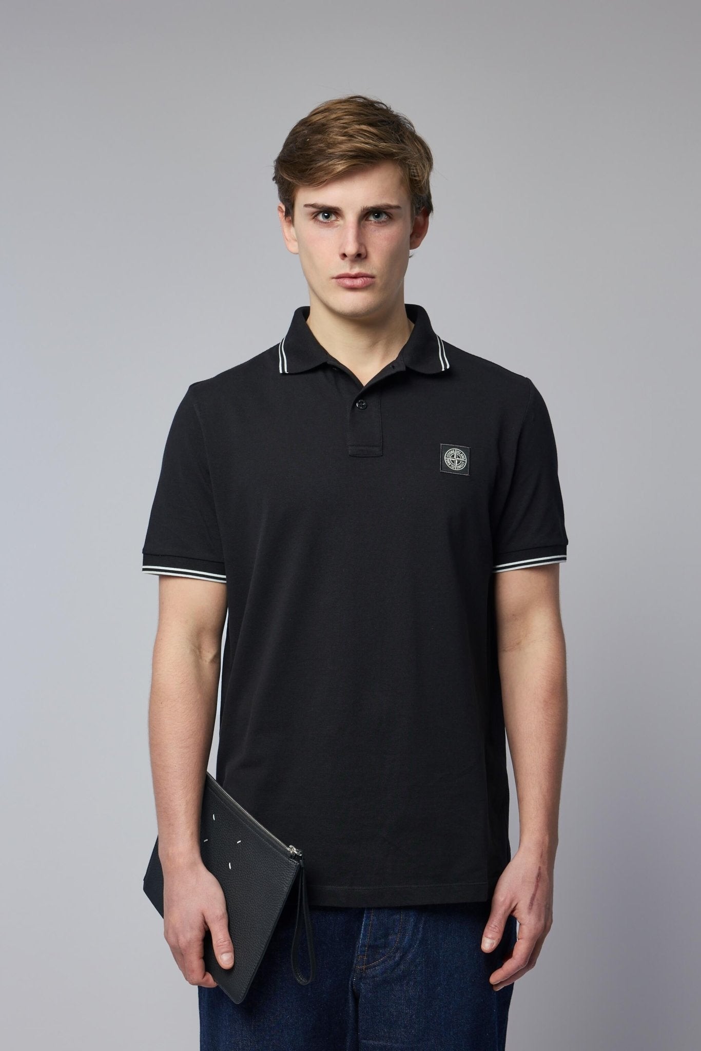 トップス Stone  25SS Star logo Polo Shirt S Stone Island Polo - Premium Cotton Short Sleeve – LABELS