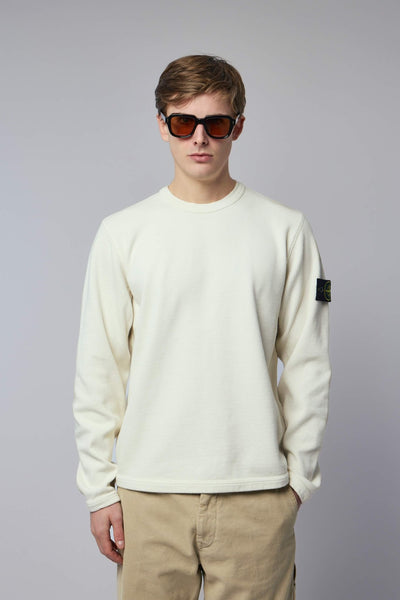 Textured Crew Neck Sweatshirt
