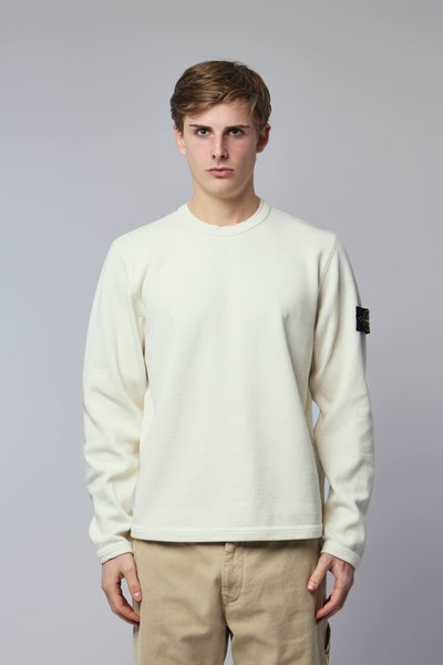 Textured Crew Neck Sweatshirt